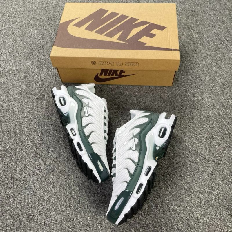 Nike Air Max Plus White Pine Green Metallic Silver - Image 7