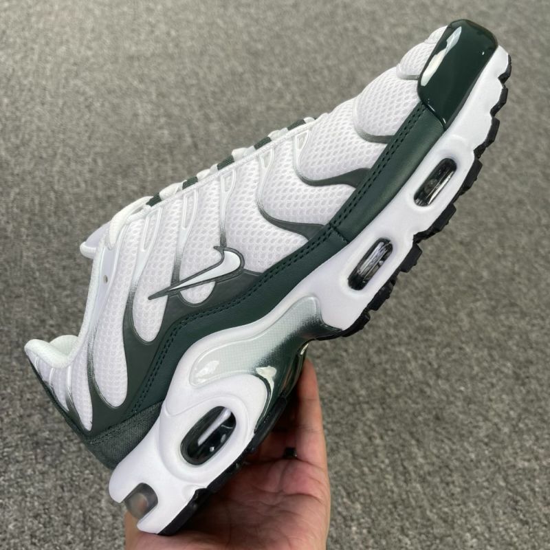 Nike Air Max Plus White Pine Green Metallic Silver - Image 10
