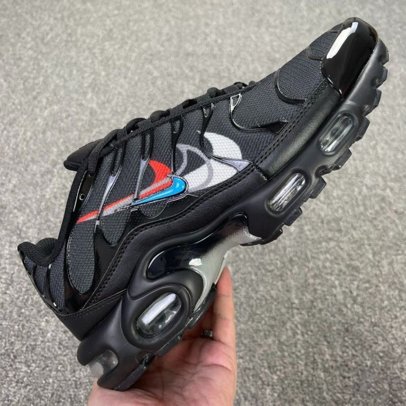 Nike Air Max Plus TN Triple Swoosh Black Red Blue White CW6010-001 - Image 10