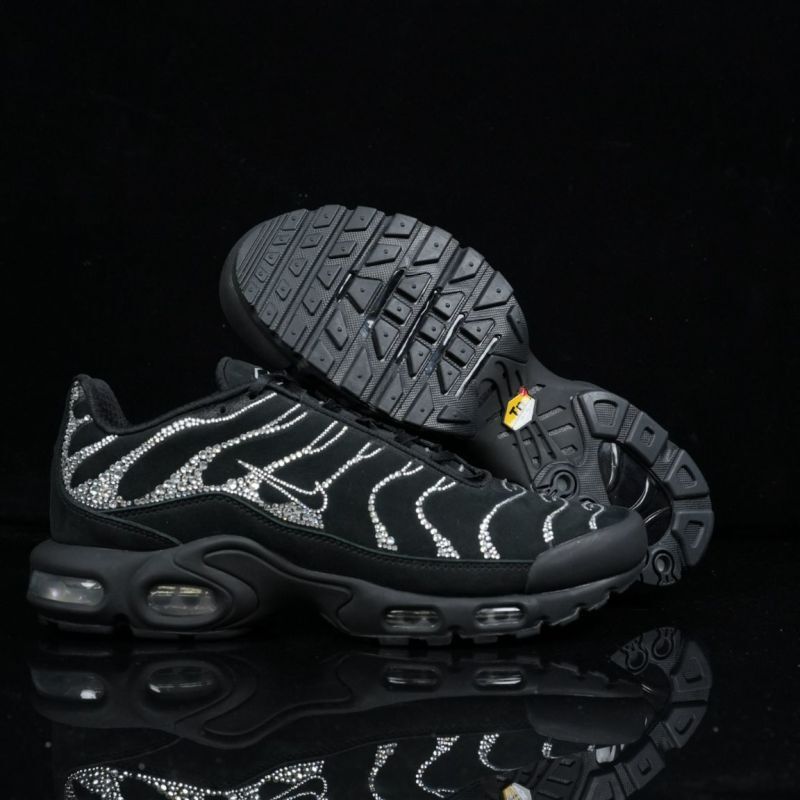 Nike Air Max Plus TN Black Crystal Rhinestone - Image 8
