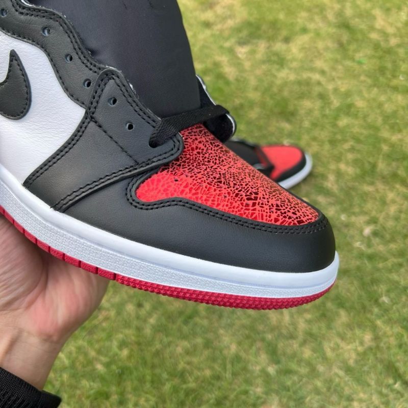 Air Jordan 1 Retro High OG Black Toe Origin Story Red - Image 5