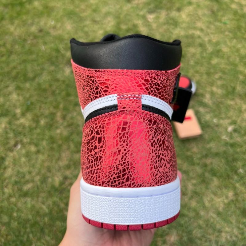 Air Jordan 1 Retro High OG Black Toe Origin Story Red - Image 10