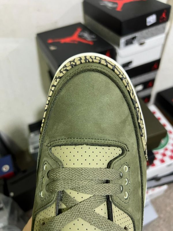 Air Jordan 3 Retro Military Olive CT8532-200 - Image 4