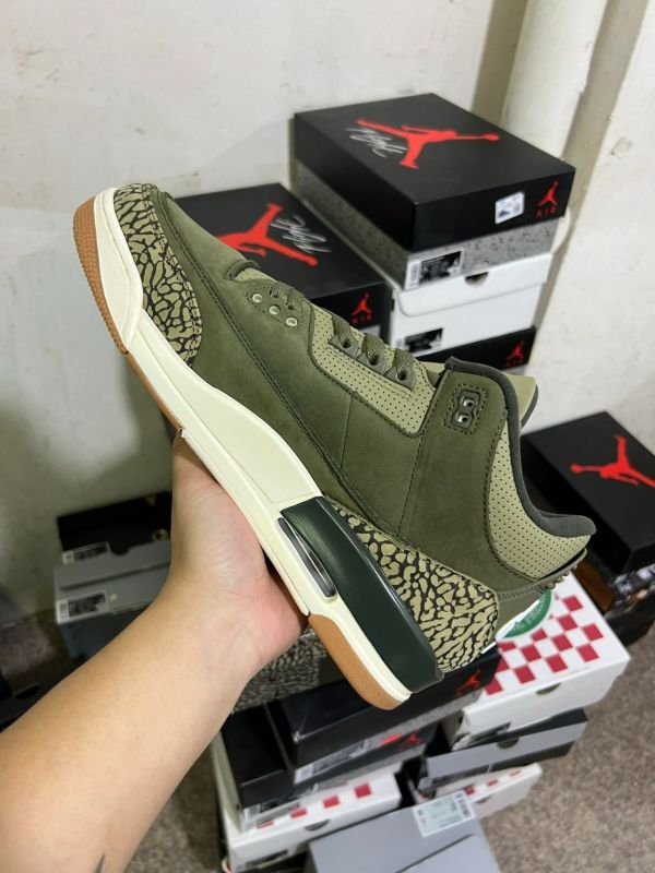 Air Jordan 3 Retro Military Olive CT8532-200 - Image 7