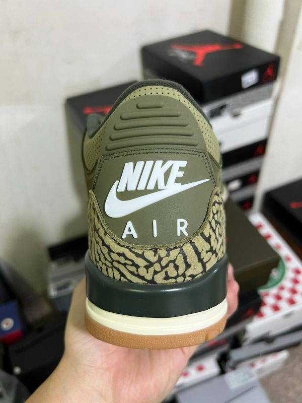 Air Jordan 3 Retro Military Olive CT8532-200 - Image 8