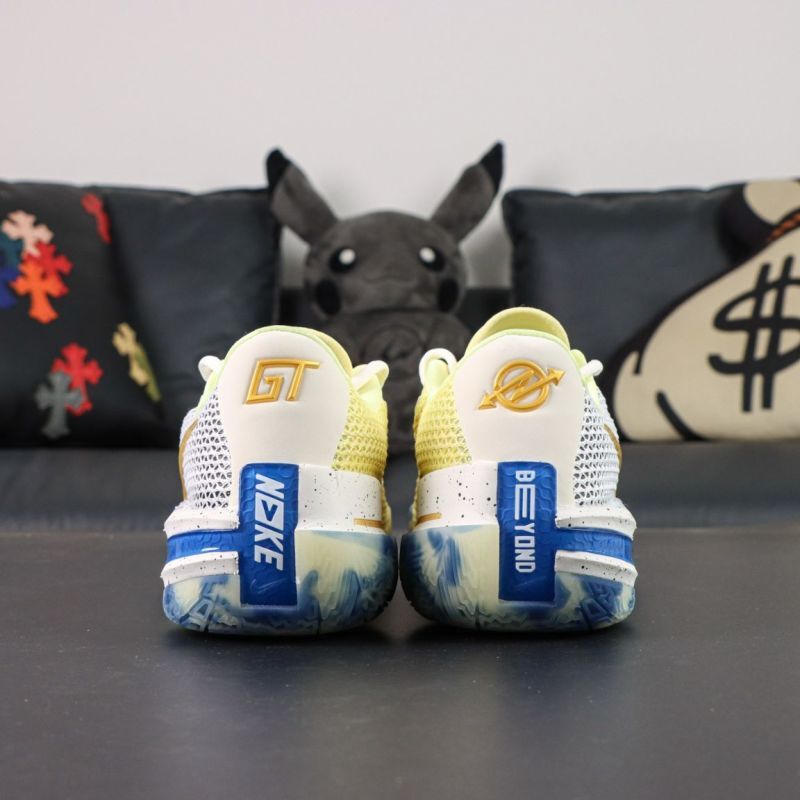 Nike Zoom GT Cut 2 White Black Lime Ice Racer Blue DJ6015-101 - Image 9