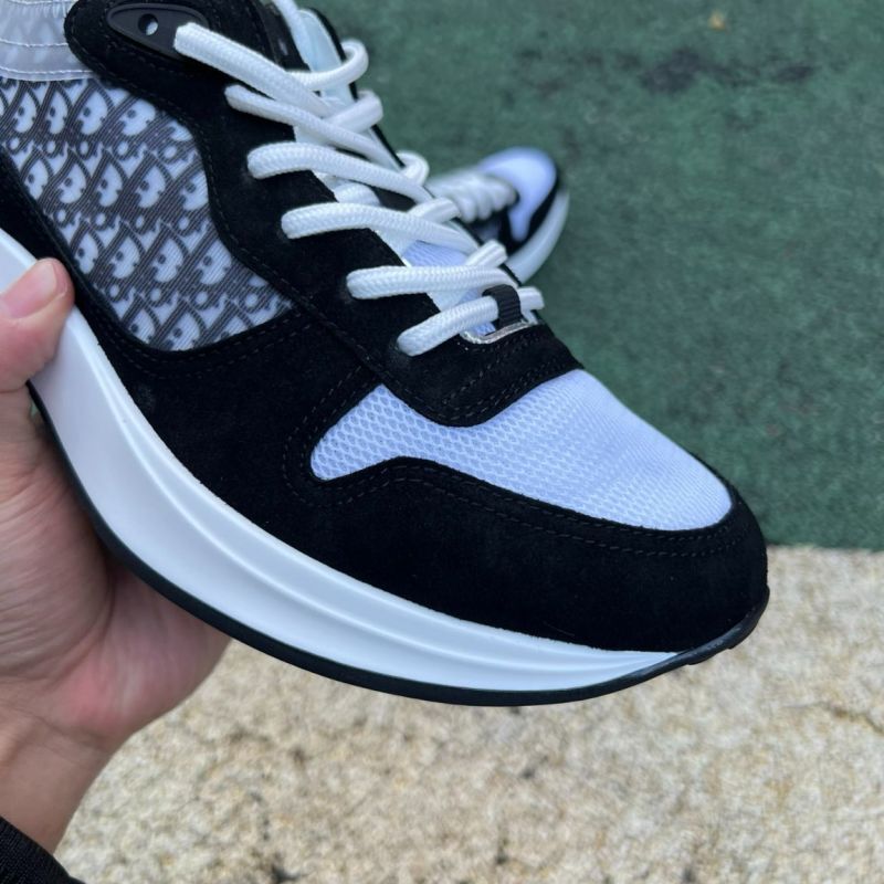 Dior B30 Sneaker Black and Grey Dior Oblique Technical Mesh and Suede - Image 3