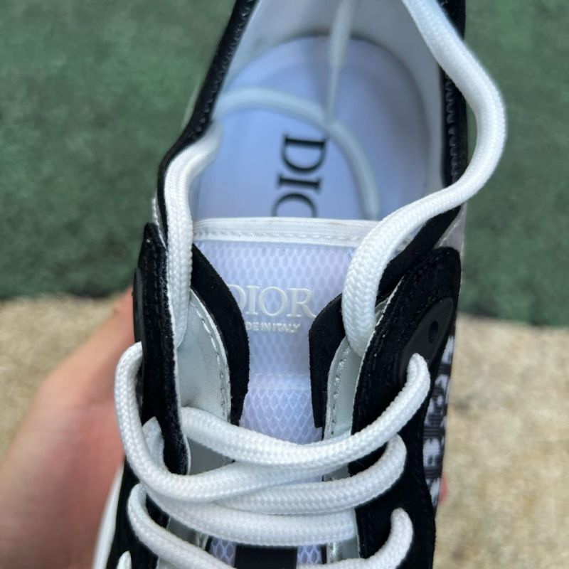 Dior B30 Sneaker Black and Grey Dior Oblique Technical Mesh and Suede - Image 5