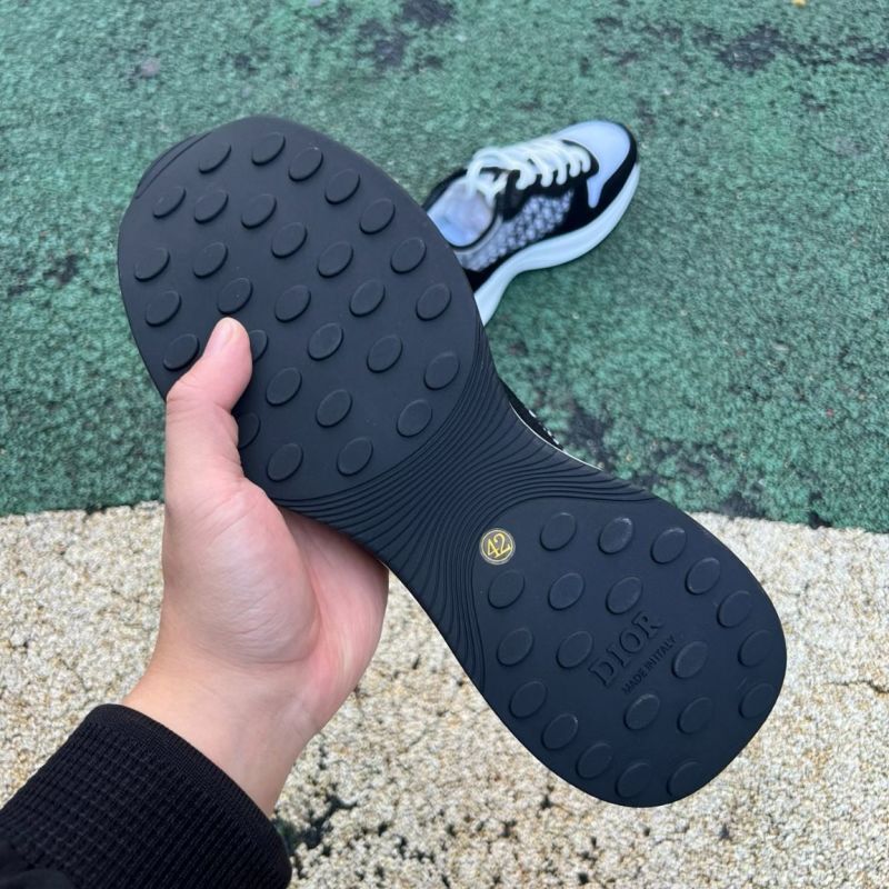 Dior B30 Sneaker Black and Grey Dior Oblique Technical Mesh and Suede - Image 6