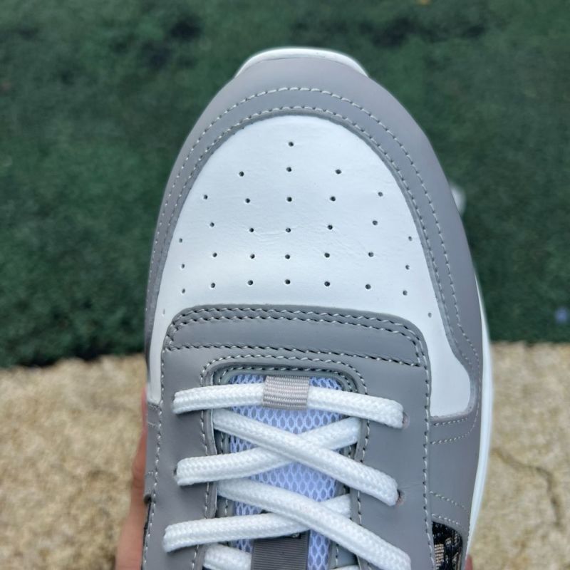 Dior Vibe Sneaker Grey and White Dior Oblique KCK386OBE_S33G - Image 4