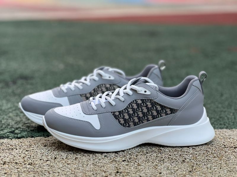 Dior Vibe Sneaker Grey and White Dior Oblique KCK386OBE_S33G - Image 10