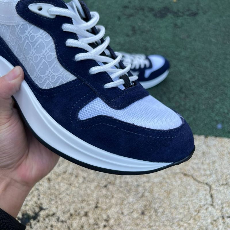 Dior B30 Sneaker Navy Blue Technical Fabric and Mesh 3SN279ZRL_H561 - Image 3