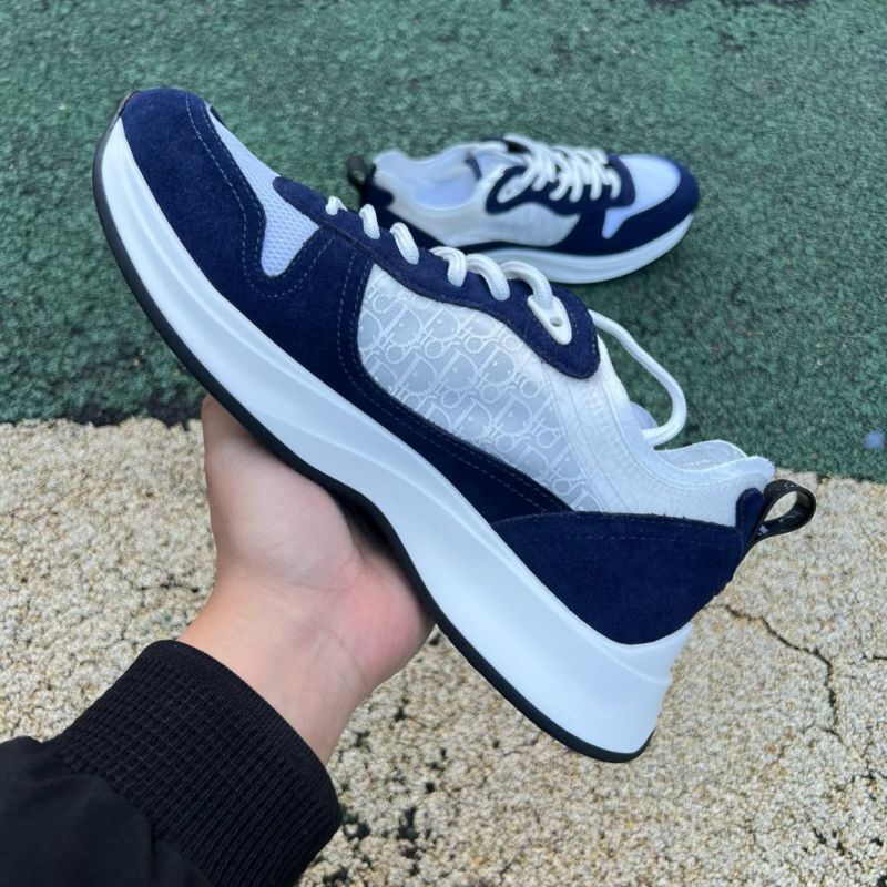 Dior B30 Sneaker Navy Blue Technical Fabric and Mesh 3SN279ZRL_H561 - Image 7