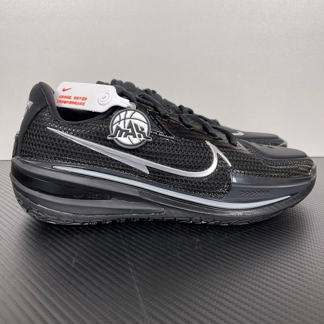 Nike GT Cut 2 Black Metallic Silver Basketball Shoes