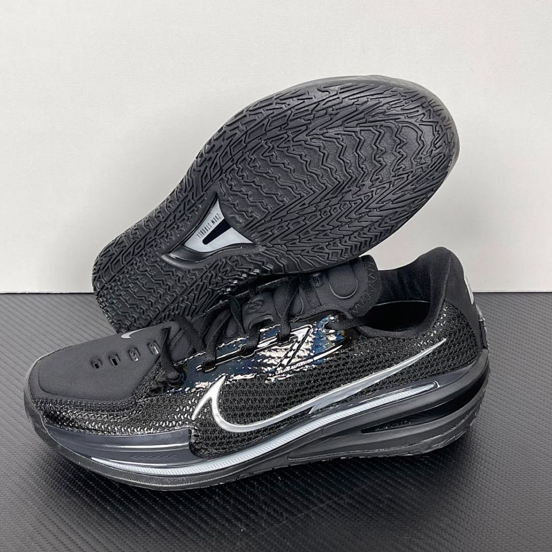 Nike GT Cut 2 Black Metallic Silver Basketball Shoes - Image 5