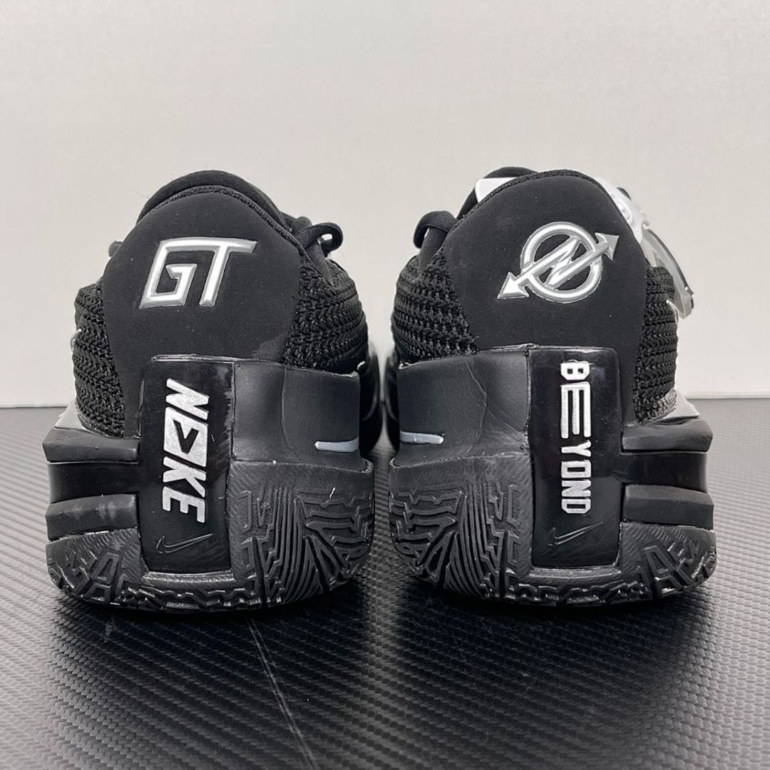 Nike GT Cut 2 Black Metallic Silver Basketball Shoes - Image 6