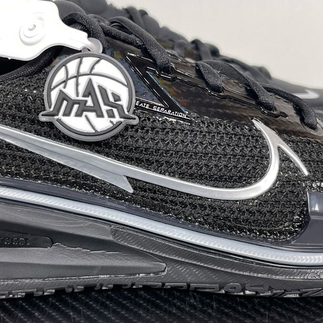 Nike GT Cut 2 Black Metallic Silver Basketball Shoes - Image 7