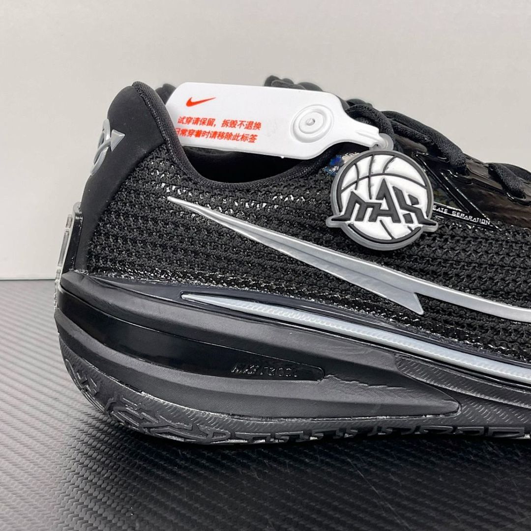 Nike GT Cut 2 Black Metallic Silver Basketball Shoes - Image 8