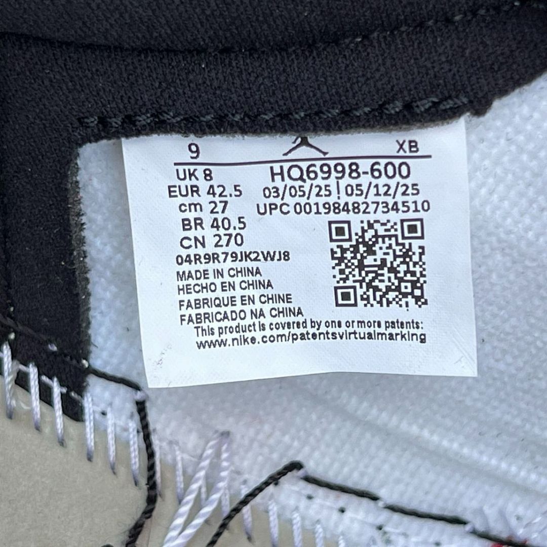 Nike Air Jordan 1 Low Gym Red White Black Sneakers 553558-605 - Image 9