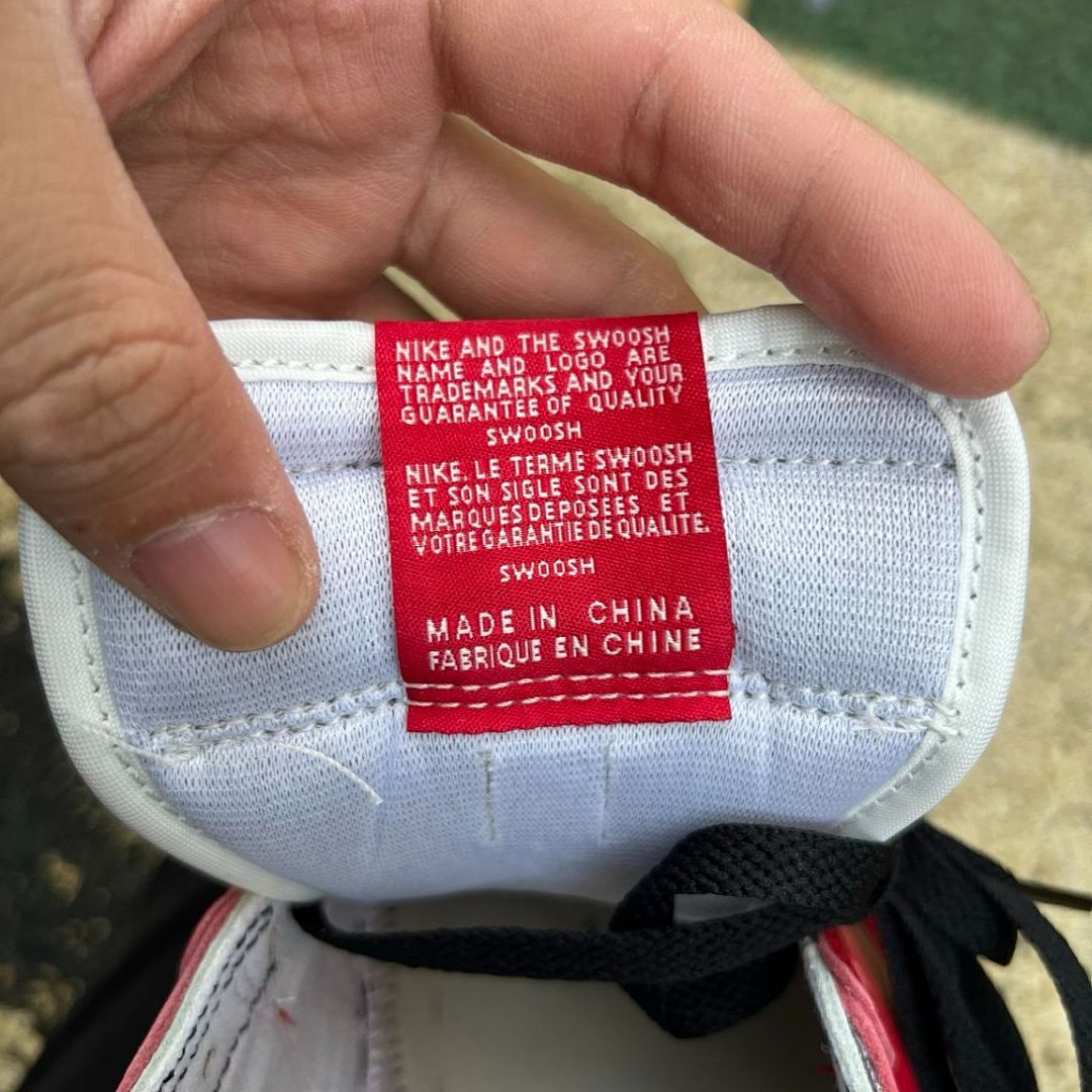 Nike Air Jordan 1 Low Gym Red White Black Sneakers 553558-605 - Image 10