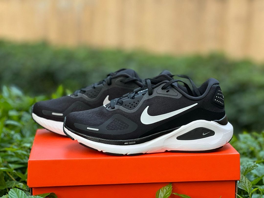 Nike InfinityRN 4 ReactX Running Shoes Men's Women's Black White Dark Grey FD0300-001