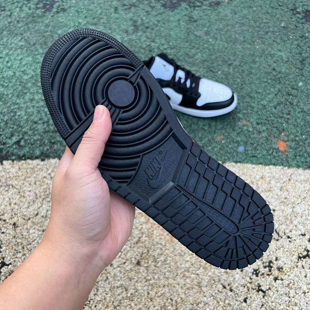 Nike Air Jordan 1 Low Black White Palomino Espresso Brown Sneakers Shoes Men's 553558-070 - Image 6