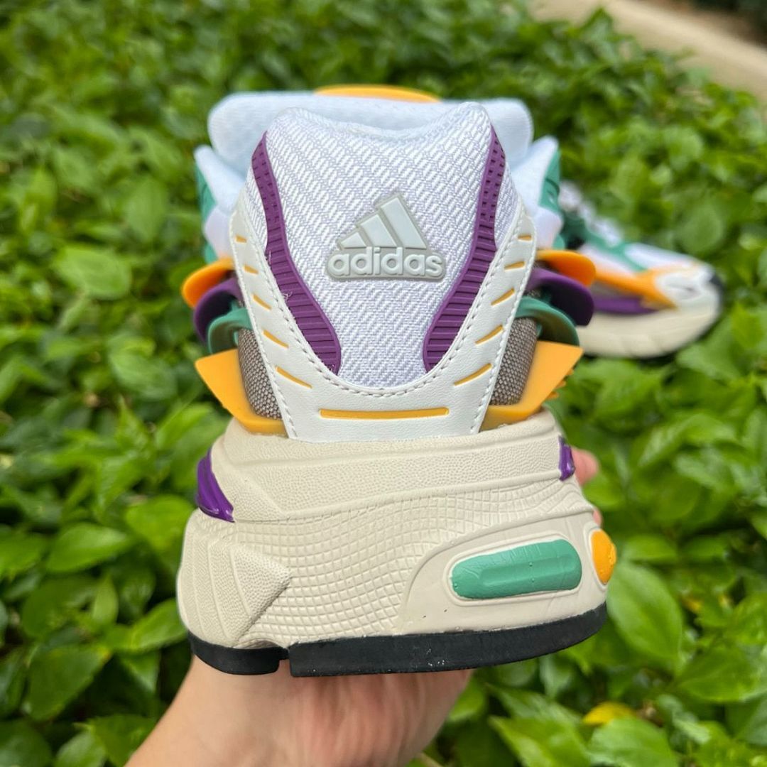 Adidas Response CL Cloud White Collegiate Green Orange Purple Sneakers Running Shoes IE7157 - Image 10