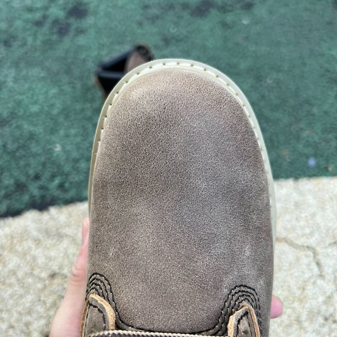 Caterpillar CAT Colorado Men's Brown Taupe Nubuck Leather Padded Collar Ankle Work Boots - Image 5