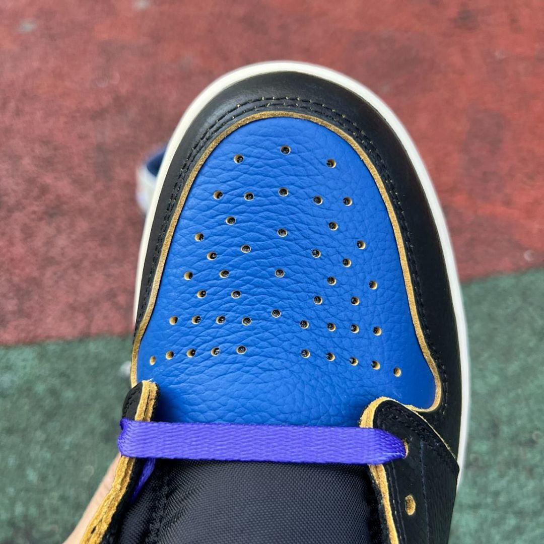 Air Jordan 1 Retro High OG SP Union LA x Fragment Design Royal Blue Black Toe Sample Men's Sneaker (SP26-MNJDLS-473-CHRIS-HIROSHI / TOOLINGCODE: AJ1-NTBF-J-005) - Image 6