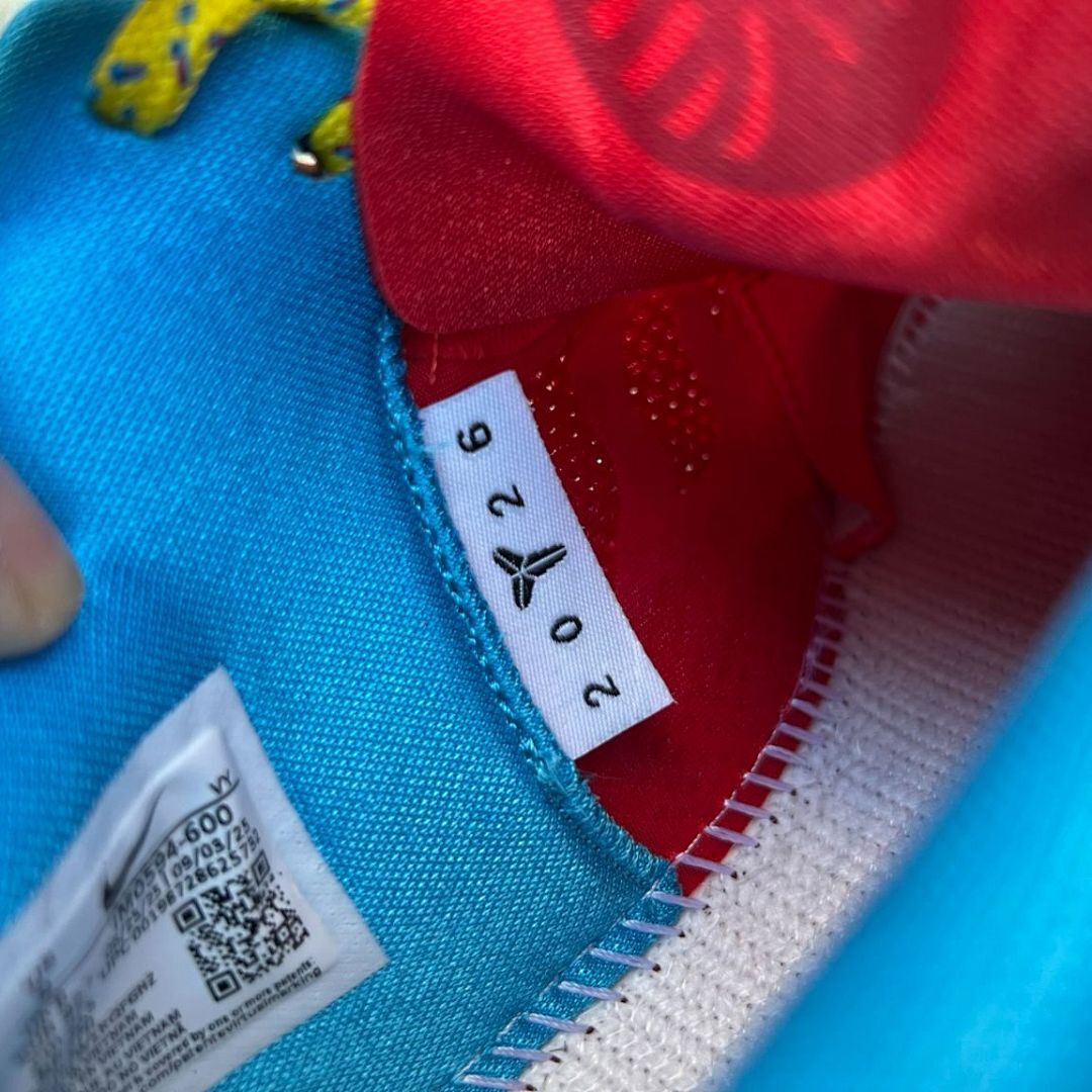 Nike Kobe 6 Protro Varsity Red University Gold Photo Blue Men's Basketball Shoes - Image 4