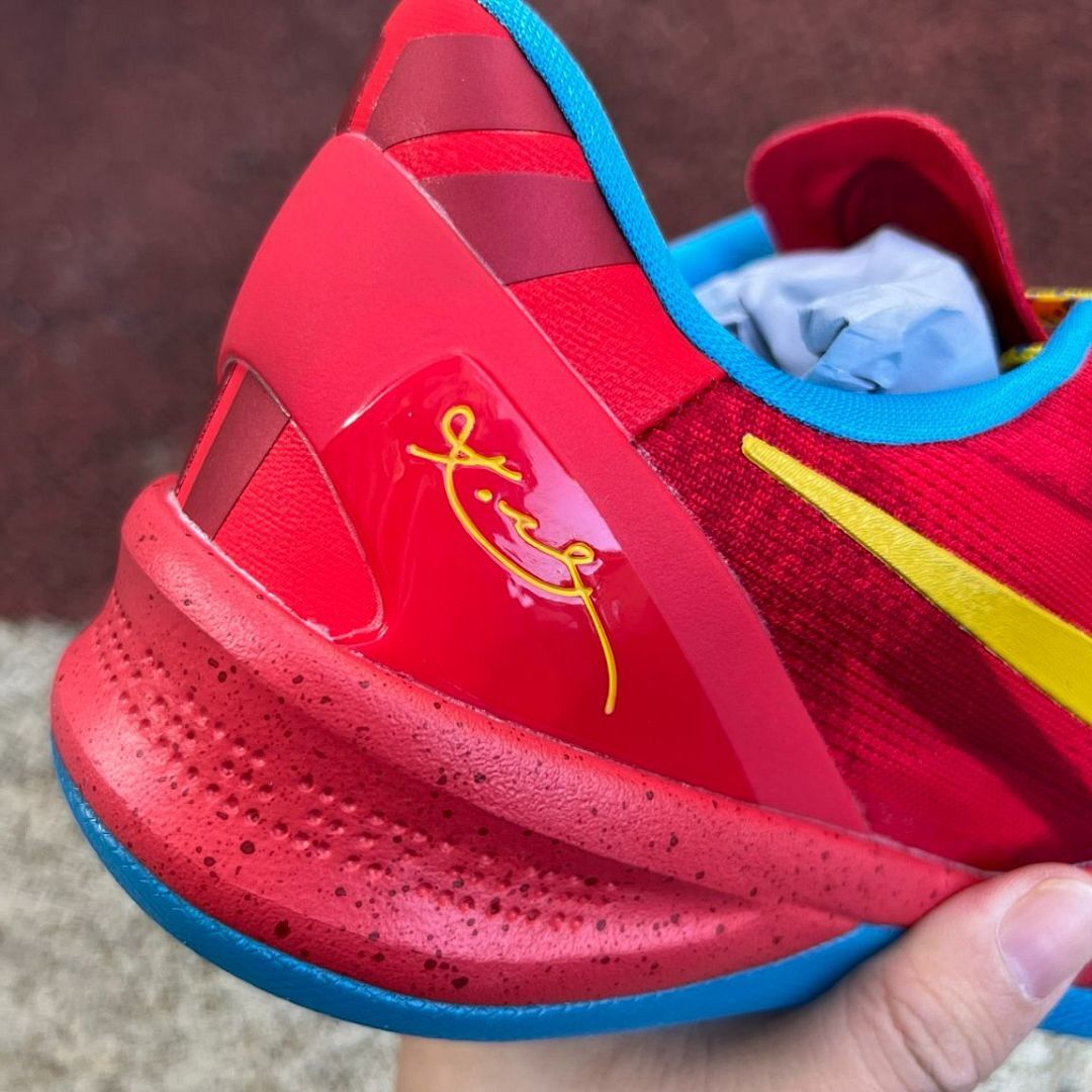 Nike Kobe 6 Protro Varsity Red University Gold Photo Blue Men's Basketball Shoes - Image 10