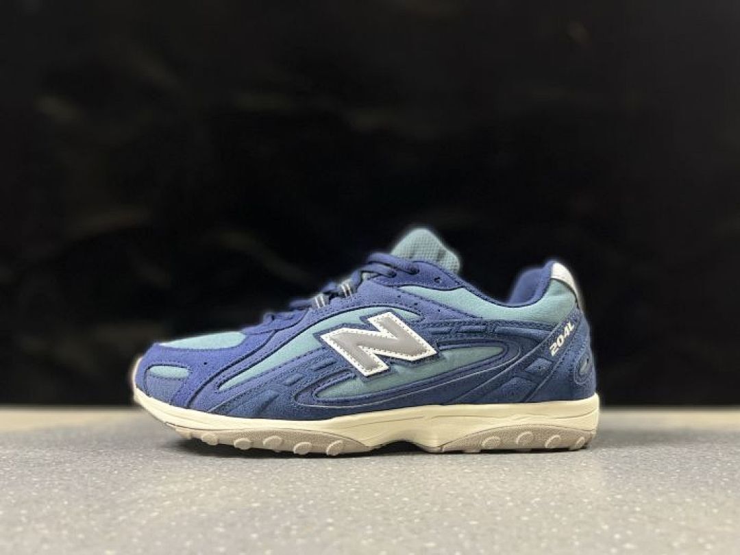 New Balance 204L Blue Teal Grey Cream Lifestyle Running Sneakers