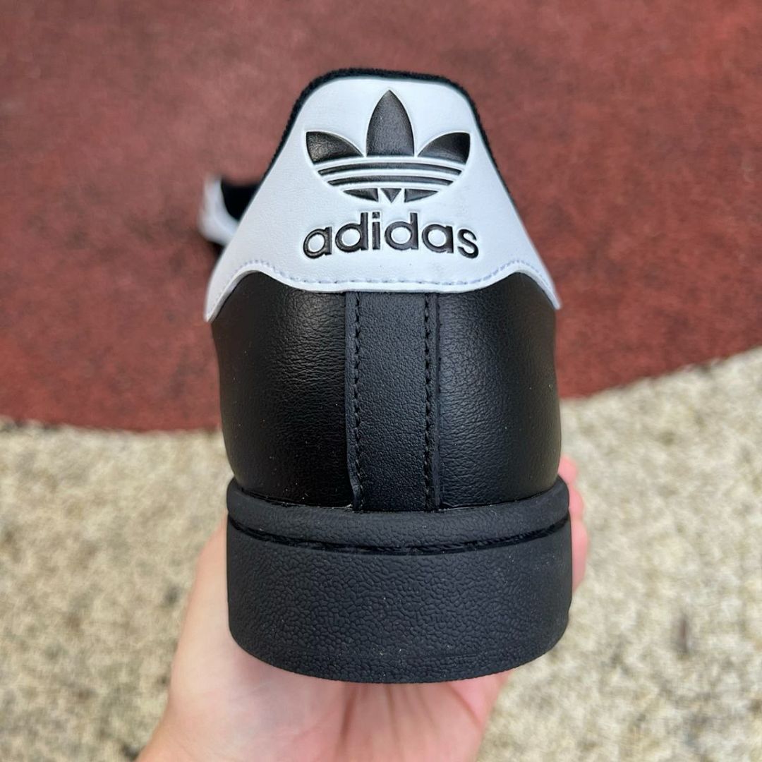 Adidas Superstar Black White Shell Toe Sneakers Black Sole - Image 9