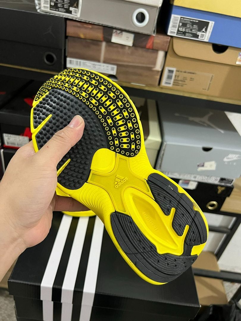 adidas Orketro Pulse Yellow Core Black Cloud White H05593 Men's Women's Lifestyle Running Trainers Sneakers Shoes - Image 6