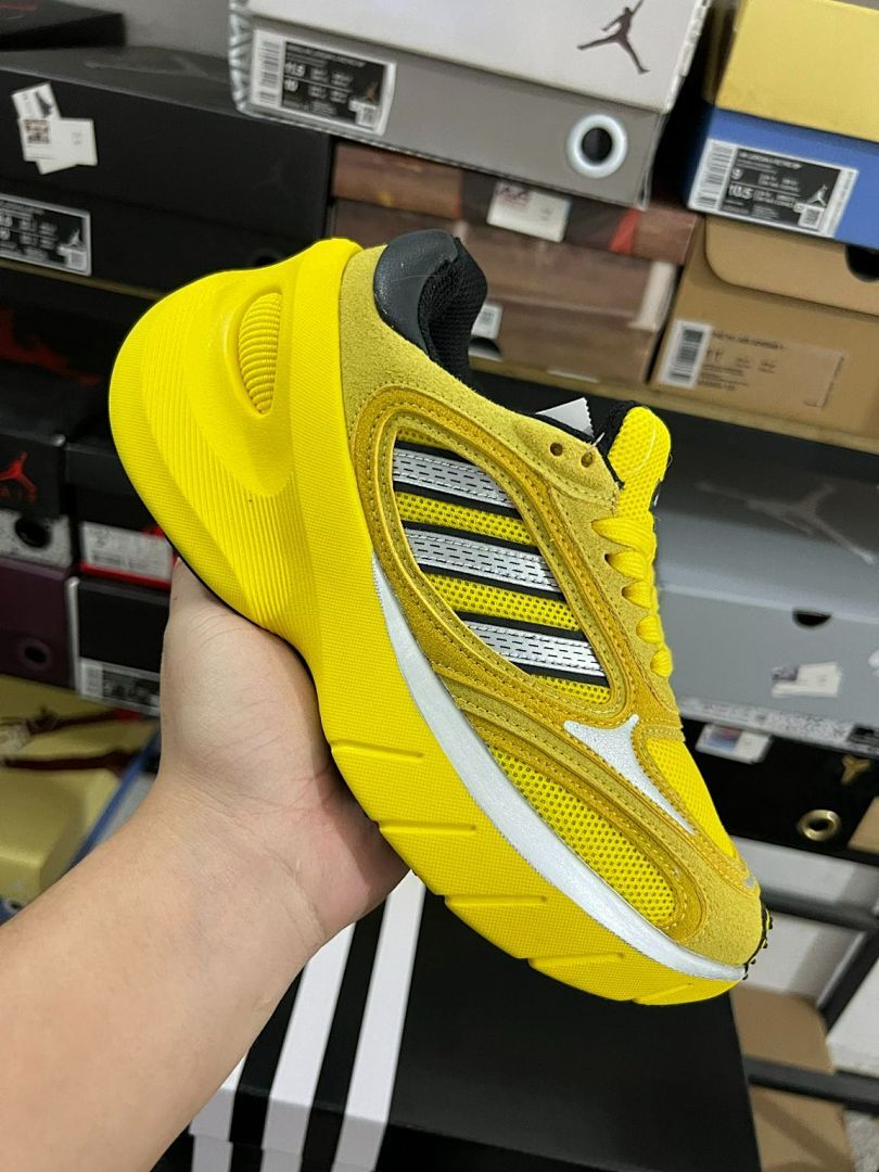 adidas Orketro Pulse Yellow Core Black Cloud White H05593 Men's Women's Lifestyle Running Trainers Sneakers Shoes - Image 9