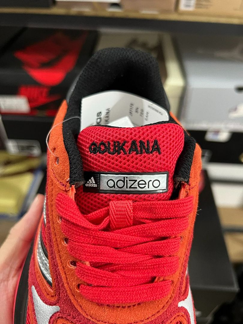 Adidas Oznova Solar Red Bright Orange Core Black HP7919 Men's Lifestyle Sneakers Shoes - Image 5