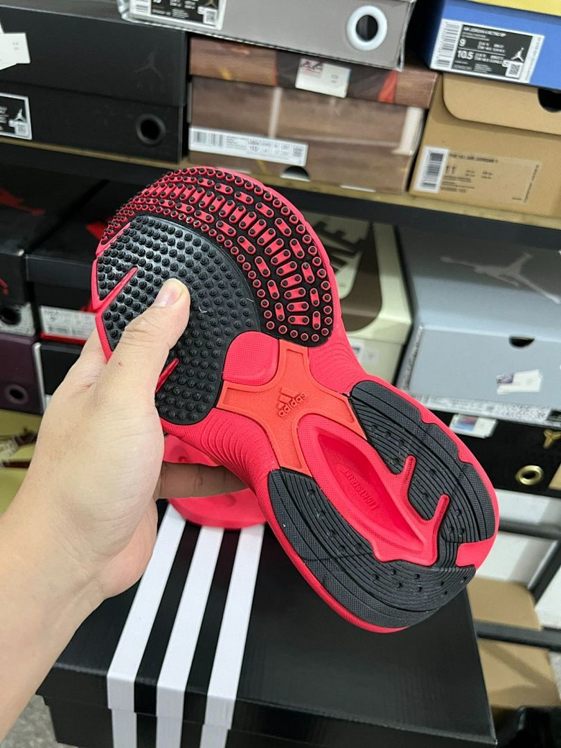 Adidas Oznova Solar Red Bright Orange Core Black HP7919 Men's Lifestyle Sneakers Shoes - Image 6