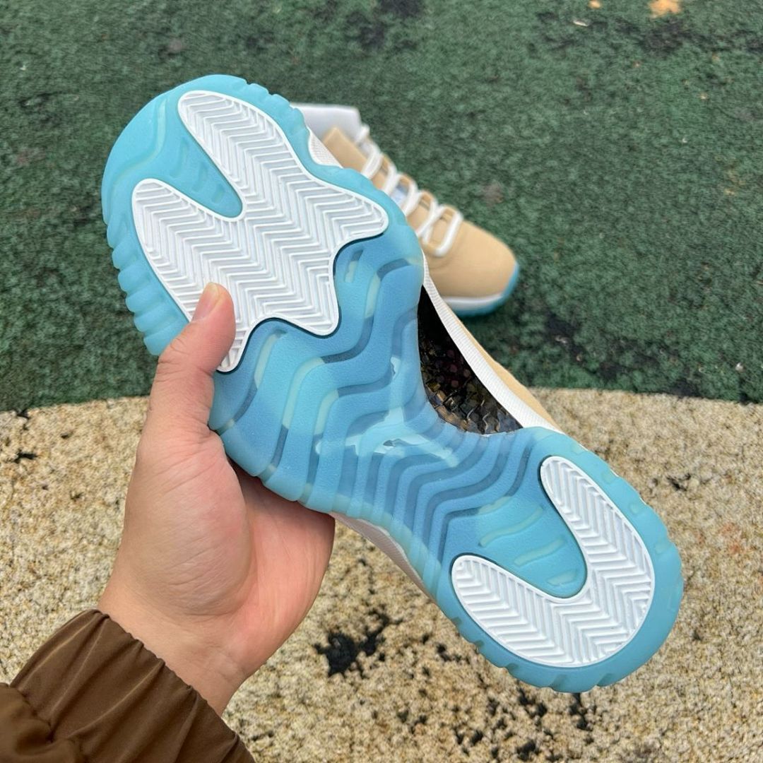 Air Jordan 11 Retro Suede Wheat Icy Sole - Image 9
