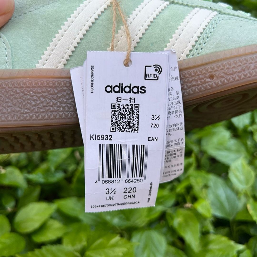 Adidas Originals Spezial KI5932 Light Green Mint Cream Gum Sole Sneakers - Image 3