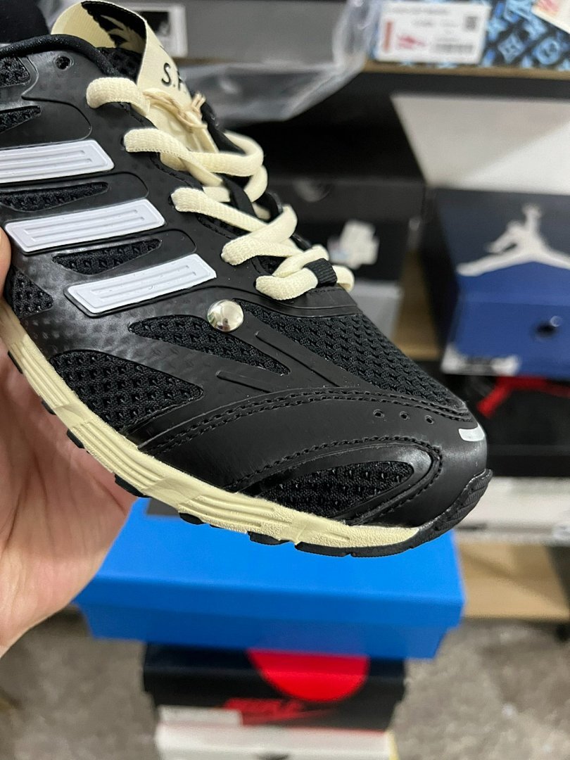 Adidas x SFTM Adizero Adios Pro 3 Black Cream SFTM-006 Running Shoes Sneakers - Image 3