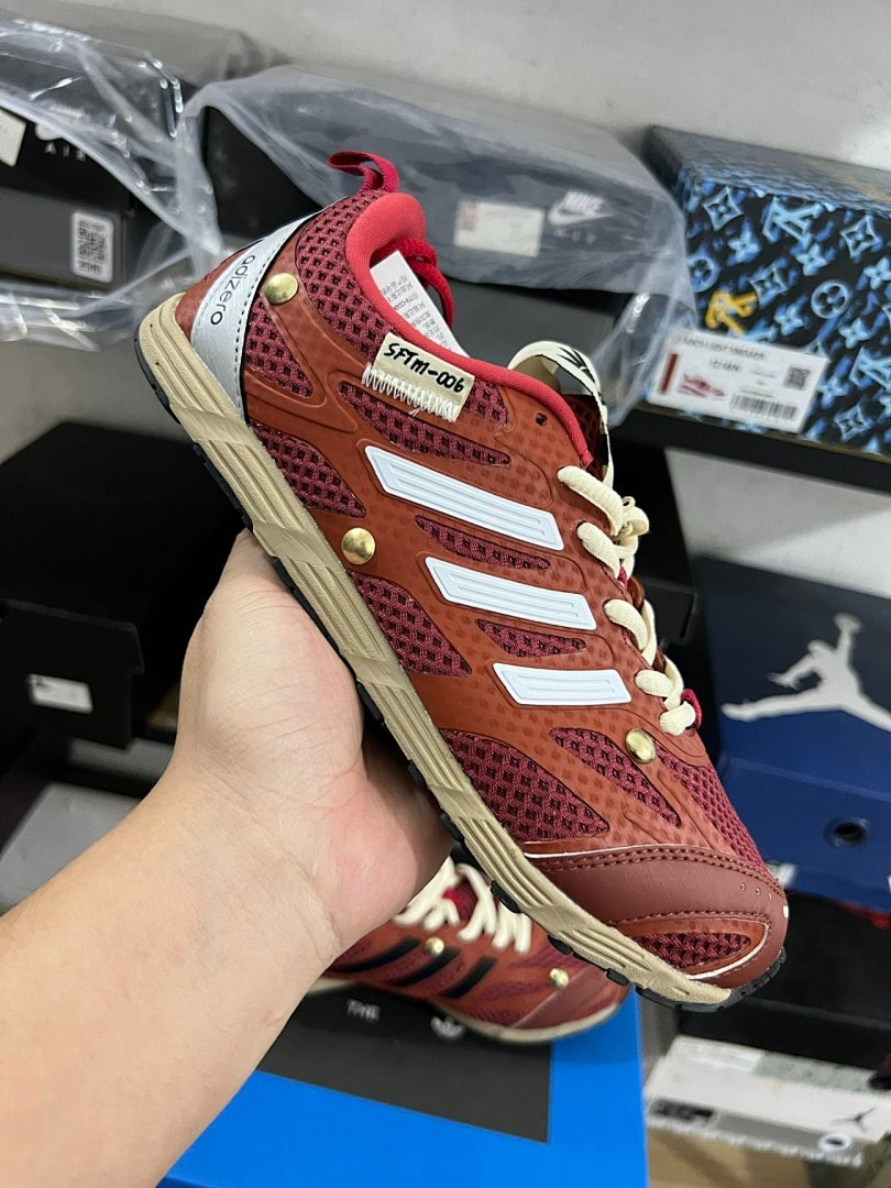 Adidas S.F.T.M. Still From The Moment Adizero Type 006 Mars Red Terracotta Running Sneakers SFTM-006 - Image 9