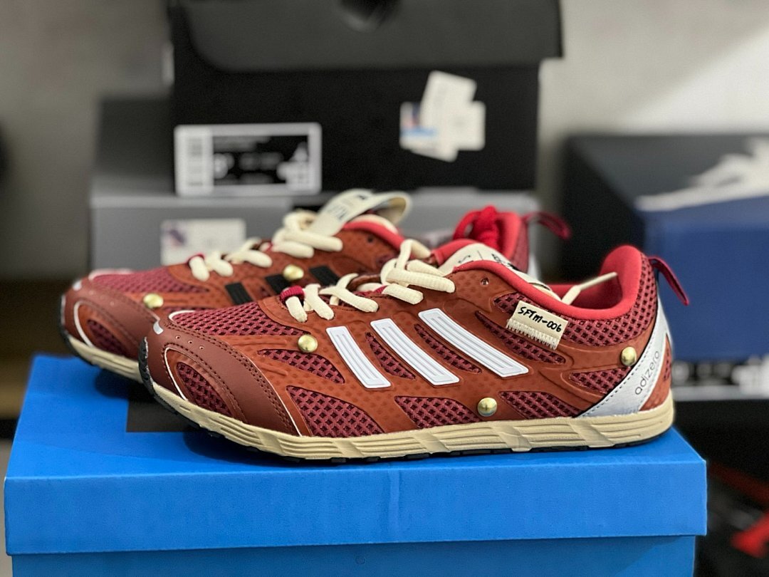 Adidas S.F.T.M. Still From The Moment Adizero Type 006 Mars Red Terracotta Running Sneakers SFTM-006 - Image 10