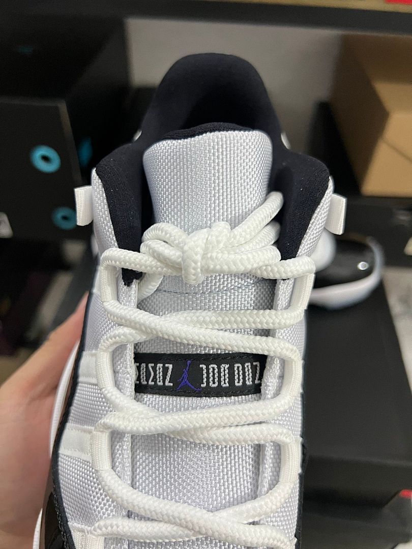 Air Jordan 11 Retro Low "Concord" Black White Men's Lifestyle Basketball Shoes 528895-153 - Image 5