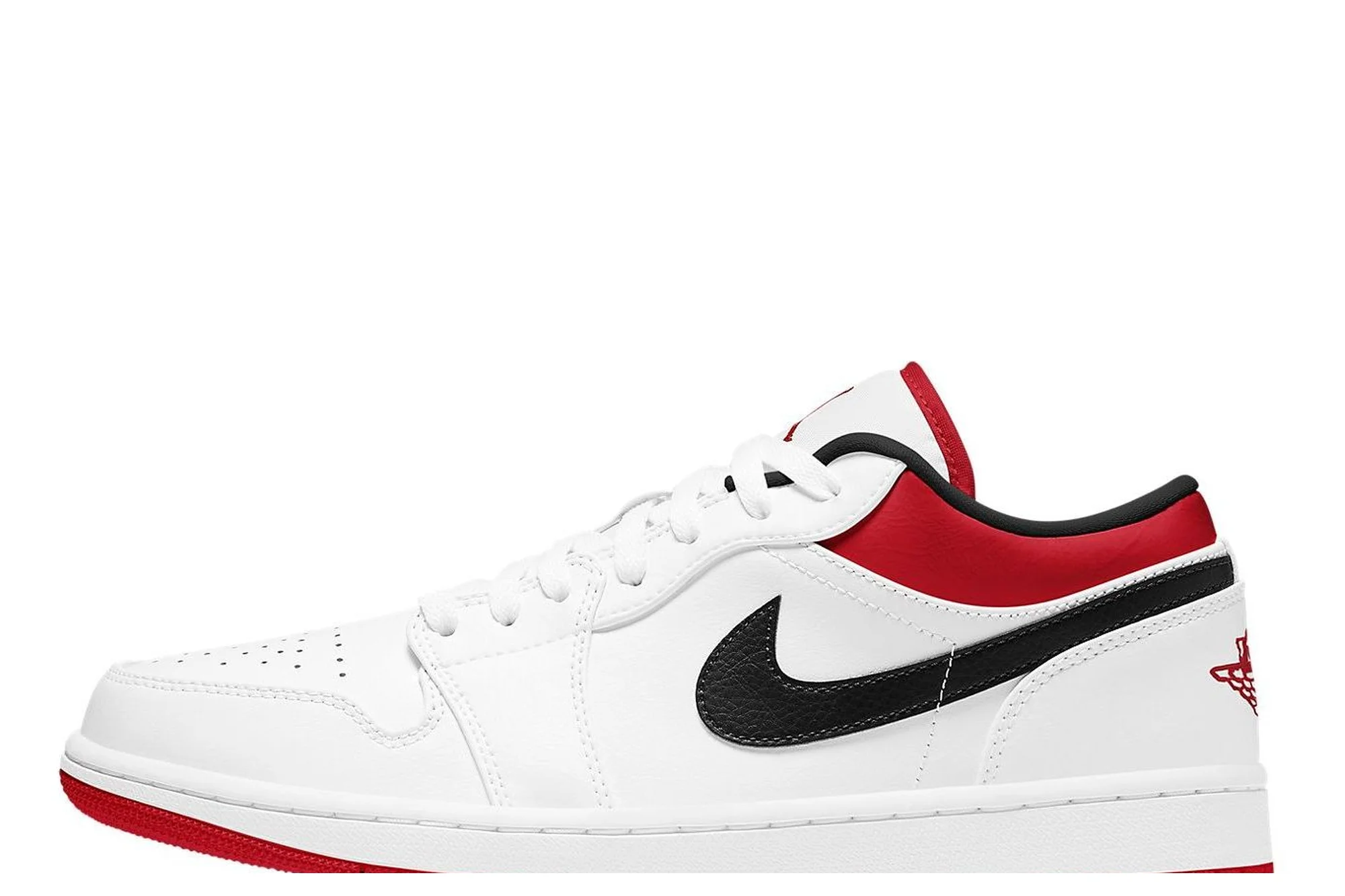 Air Jordan 1 Low ‘White University Red’ 553558-118
