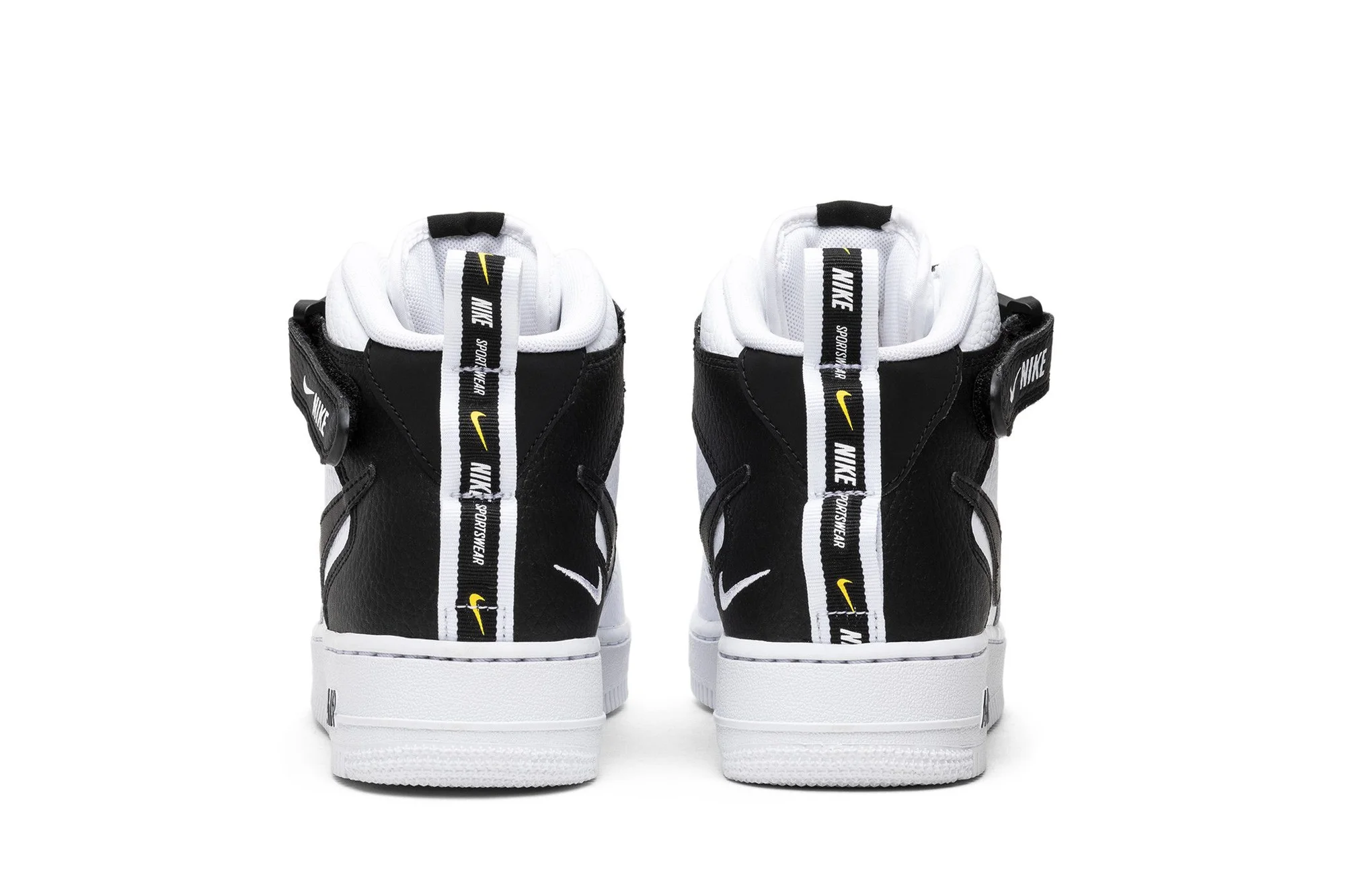 Nike Air Force 1 Mid ’07 LV8 ‘White Black’ 804609-103 - Image 6