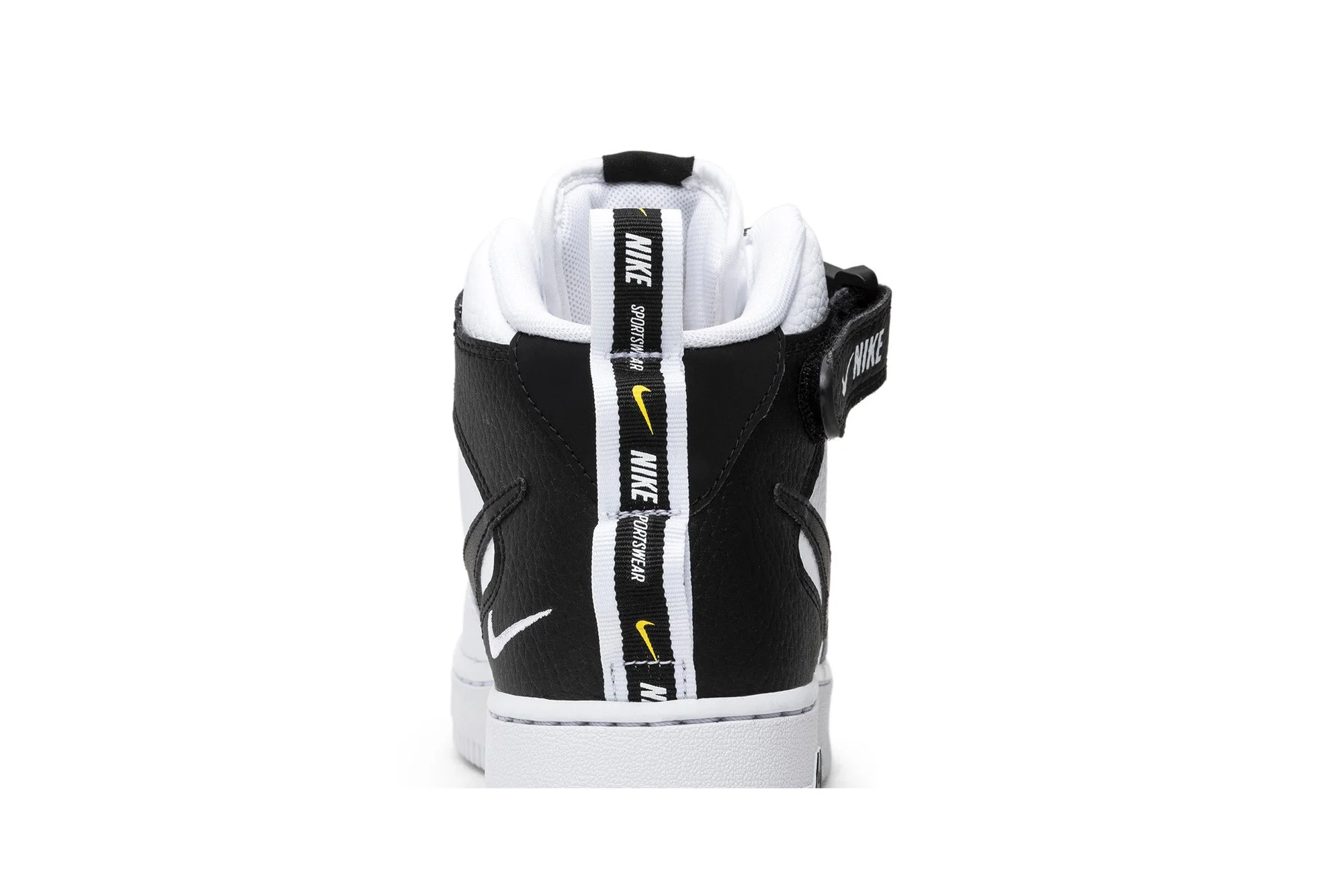Nike Air Force 1 Mid ’07 LV8 ‘White Black’ 804609-103 - Image 7