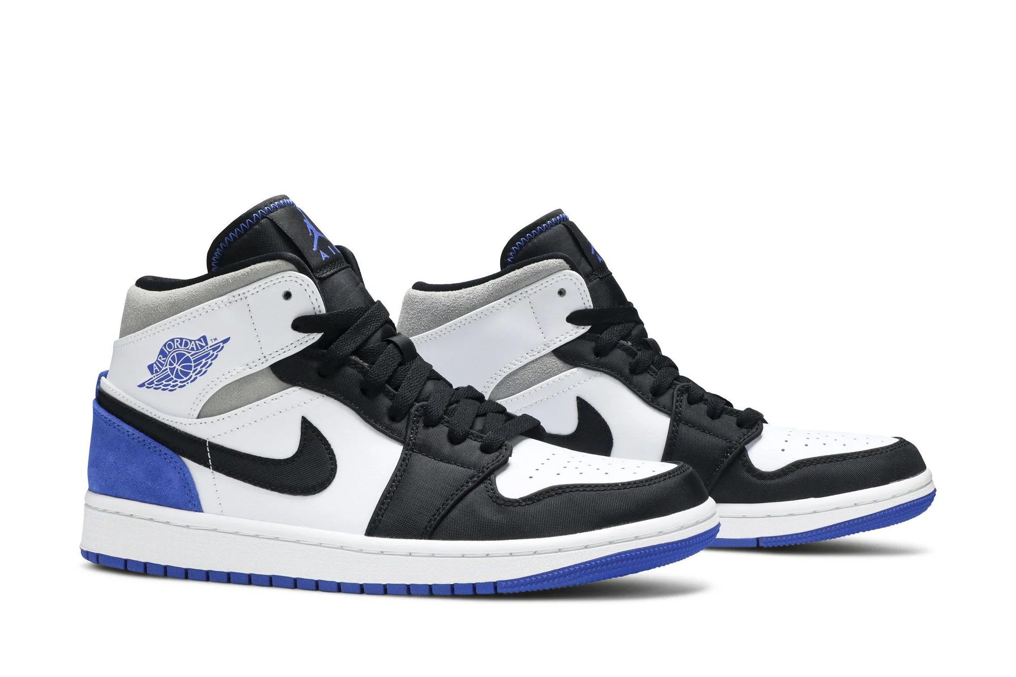 Air Jordan 1 Mid SE ‘Royal Black Toe’ 852542-102 - Image 8