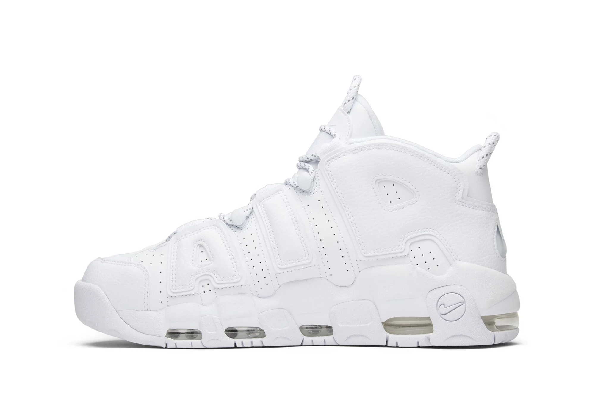 Nike Air More Uptempo ‘Triple White’ 921948-100 - Image 3