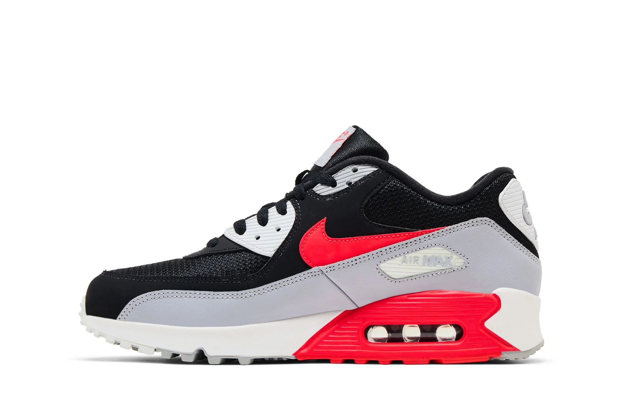 Nike Air Max 90 Essential ‘Bright Crimson Black’ AJ1285-012 - Image 3