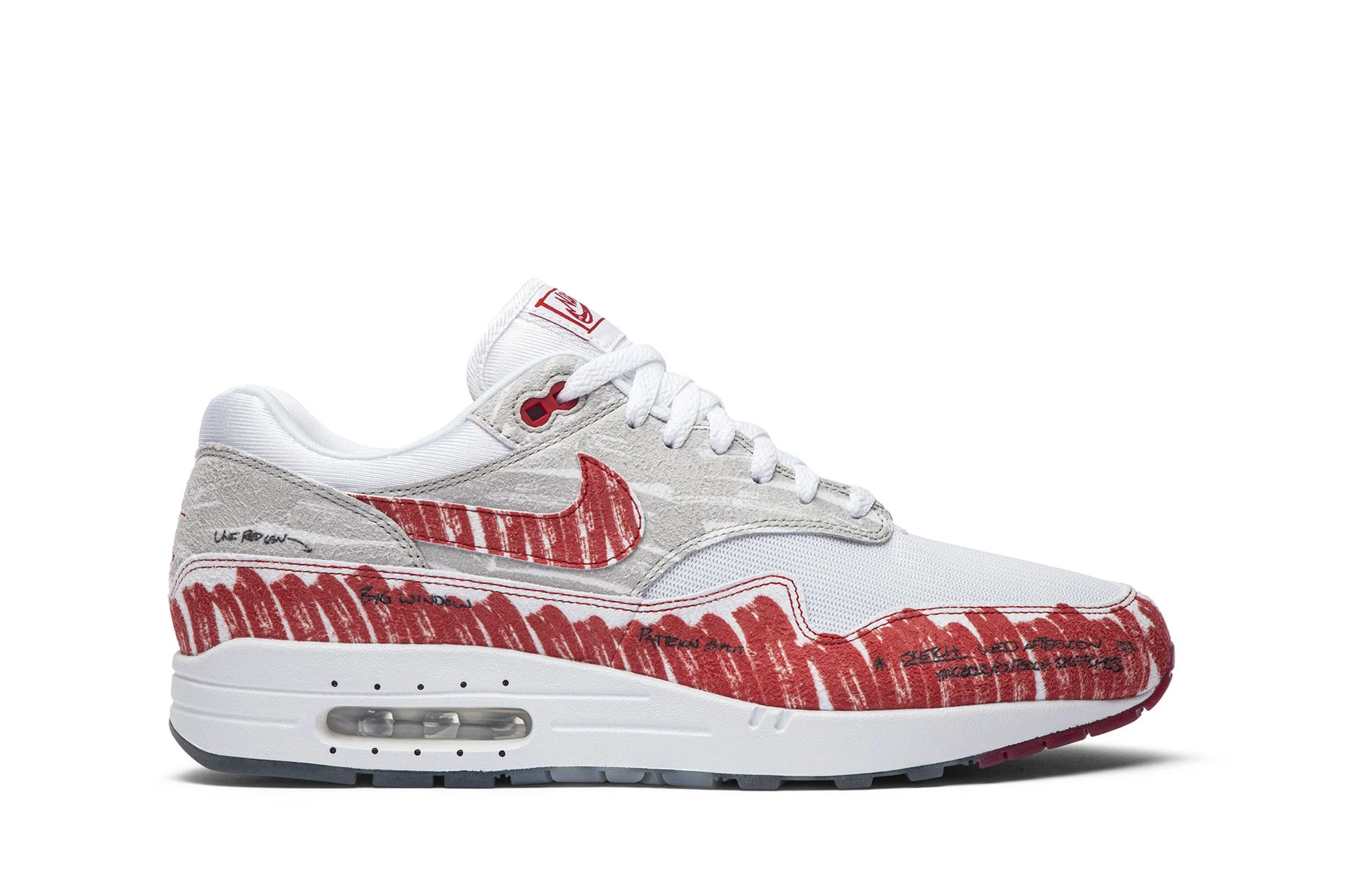 Nike Air Max 1 ‘Sketch To Shelf – University Red’ CJ4286-101